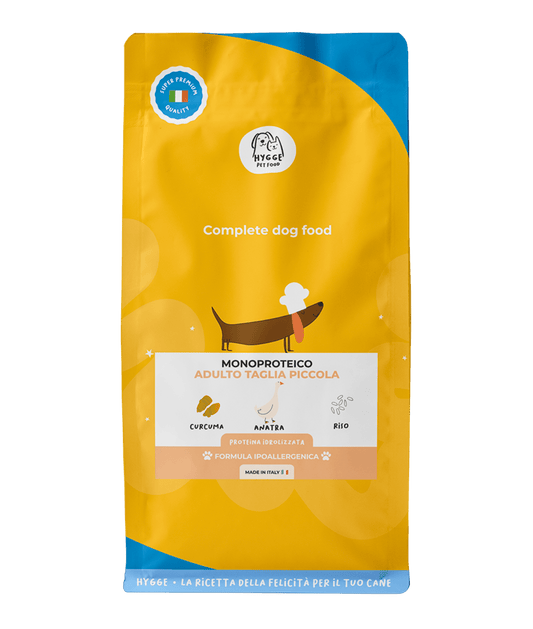 Anatra, Curcuma e Banana Chips Mini - Cibo Secco Cane - Hygge Pet Food