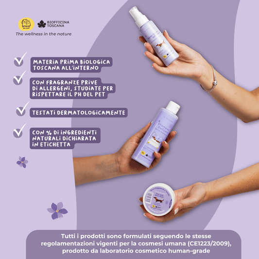 Set Cosmetica Cane Shampoo + Spray + Burro - cosmetica - Hygge Pet Food