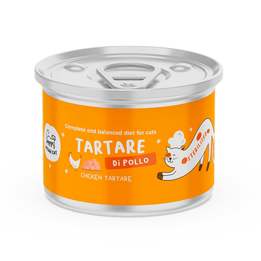 Tartare di Pollo Alimento completo per gatti sterilizzati - Cibo Umido Gatto - Hygge Pet Food
