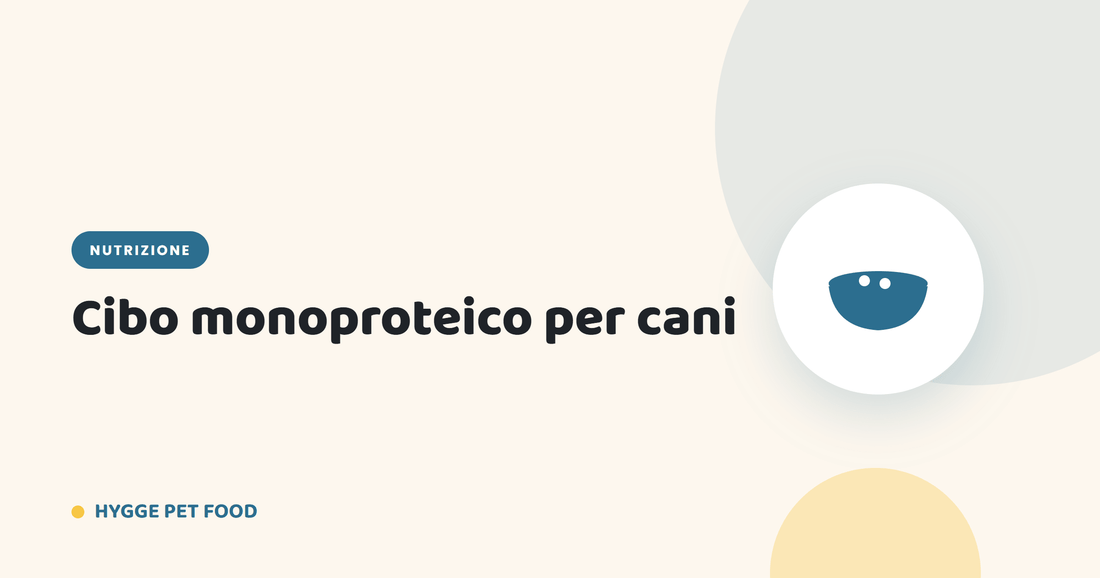 Cibo monoproteico per cani: cos'è, vantaggi e quando sceglierlo per le sensibilità alimentari - Hygge Pet Food