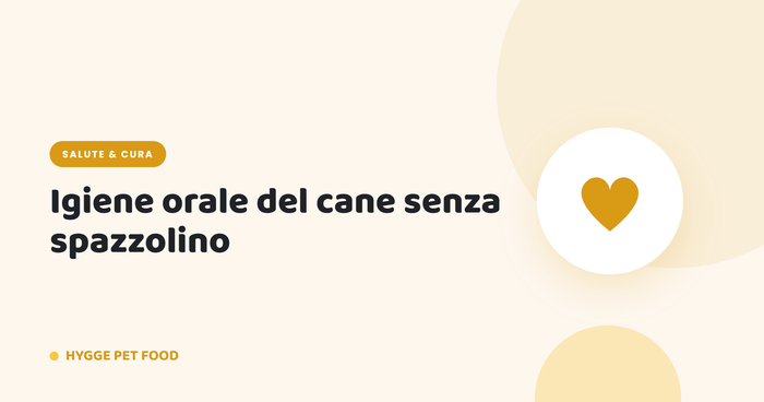 Igiene orale del cane senza spazzolino: bau spray, masticativi e prevenzione del tartaro - Hygge Pet Food