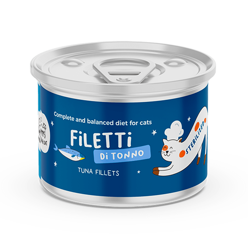 Filetti di Tonno Alimento completo per gatti sterilizzati - Cibo Umido Gatto - Hygge Pet Food