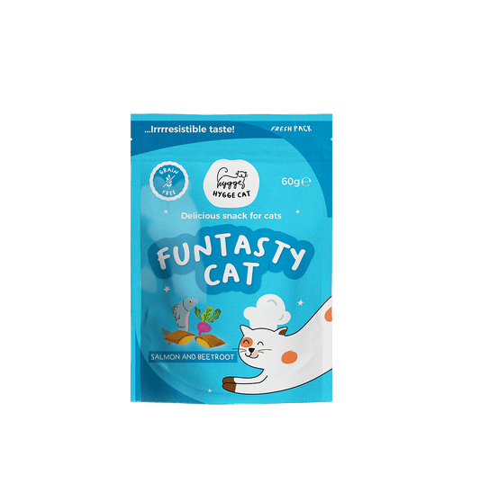 FunTastyCat al Salmone e Barbabietola - Snack Gatto - Hygge Pet Food