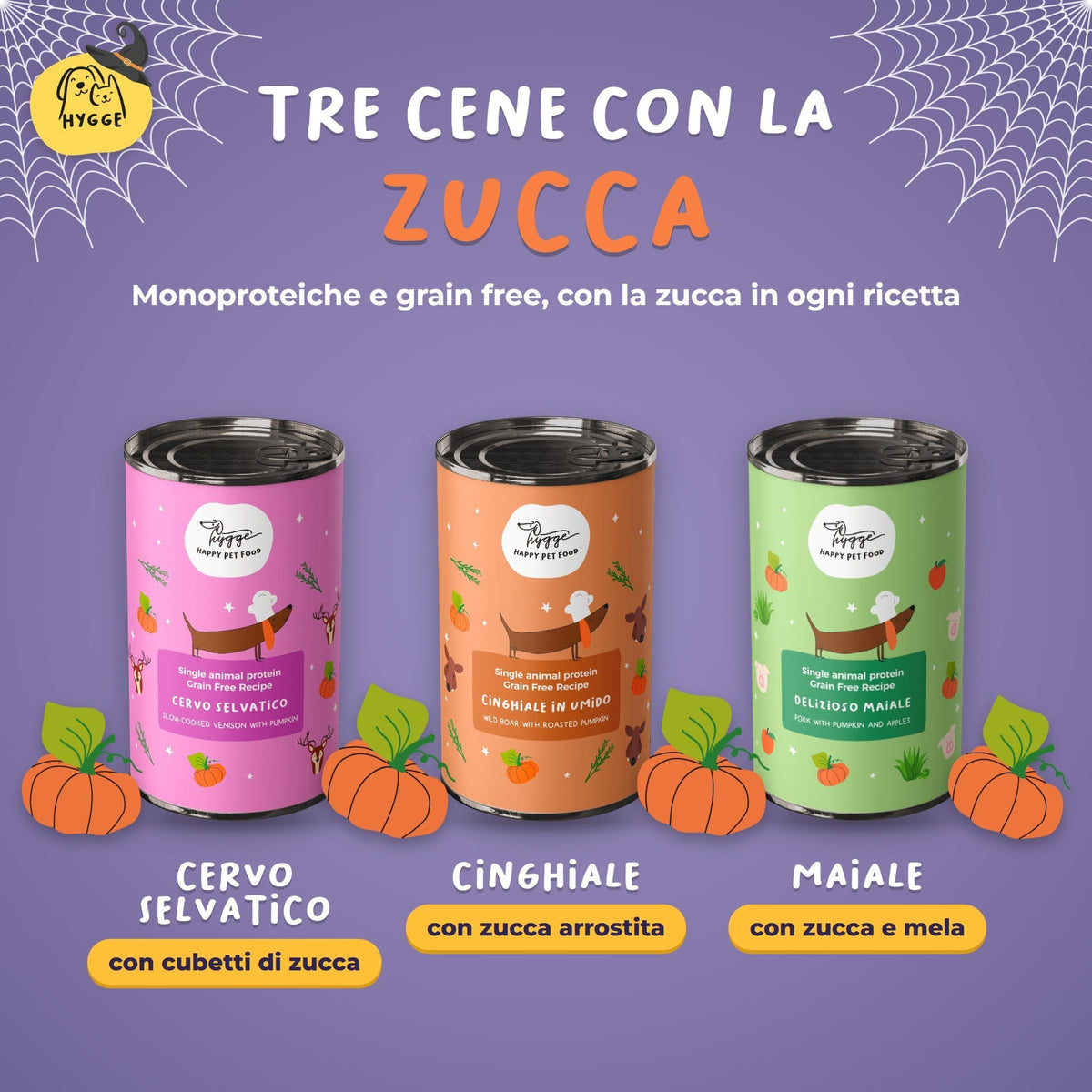 La Box delle Zucche - Kit Prova Cane - Hygge Pet Food