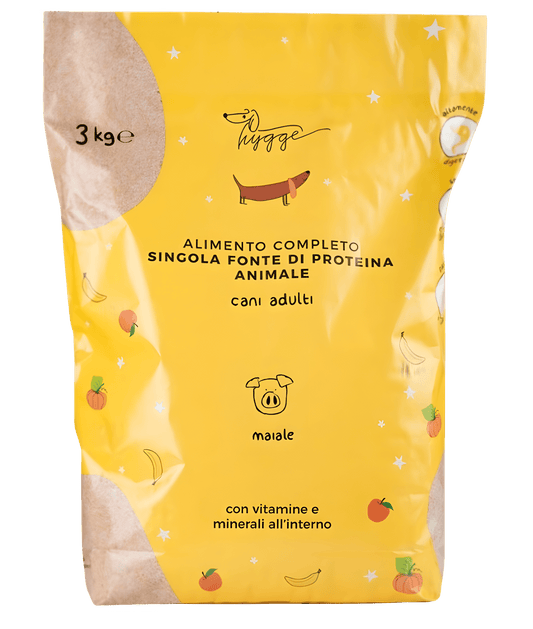 Maiale mini con curcuma e riso - Cibo Secco Cane - Hygge Pet Food