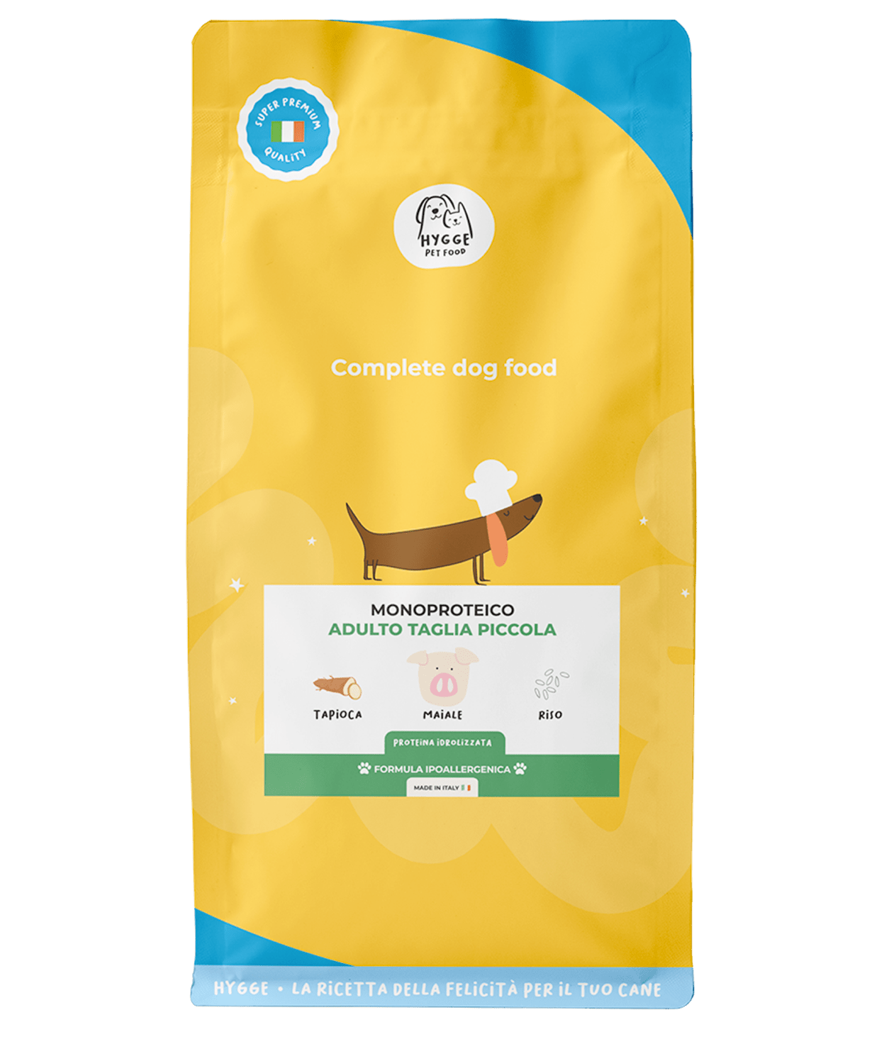 Maiale mini con tapioca e riso - Cibo Secco Cane - Hygge Pet Food