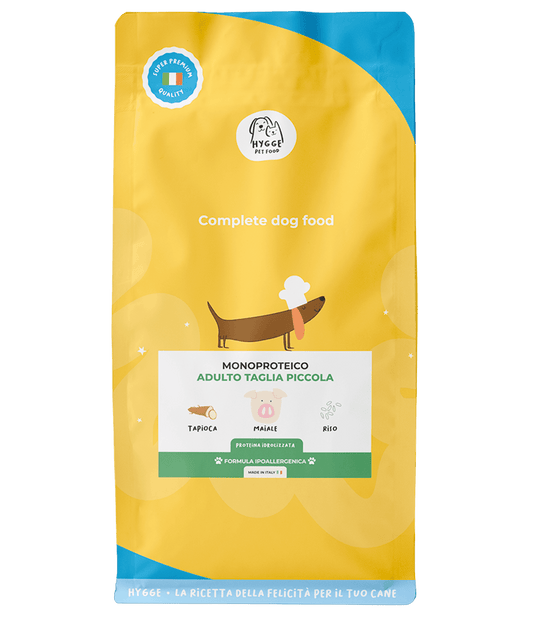 Maiale mini con tapioca e riso - Cibo Secco Cane - Hygge Pet Food