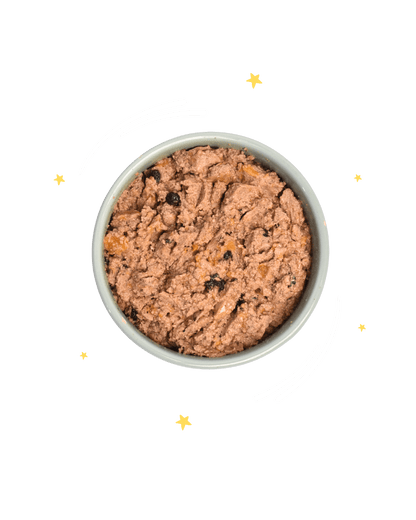 Monoproteico Gustosa Quaglia con Mirtilli e Patate Dolci - Cibo Umido Cane - Hygge Pet Food