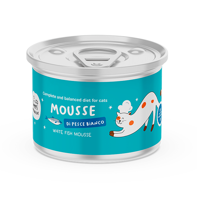 Mousse di pesce bianco - Cibo Umido Gatto - Hygge Pet Food