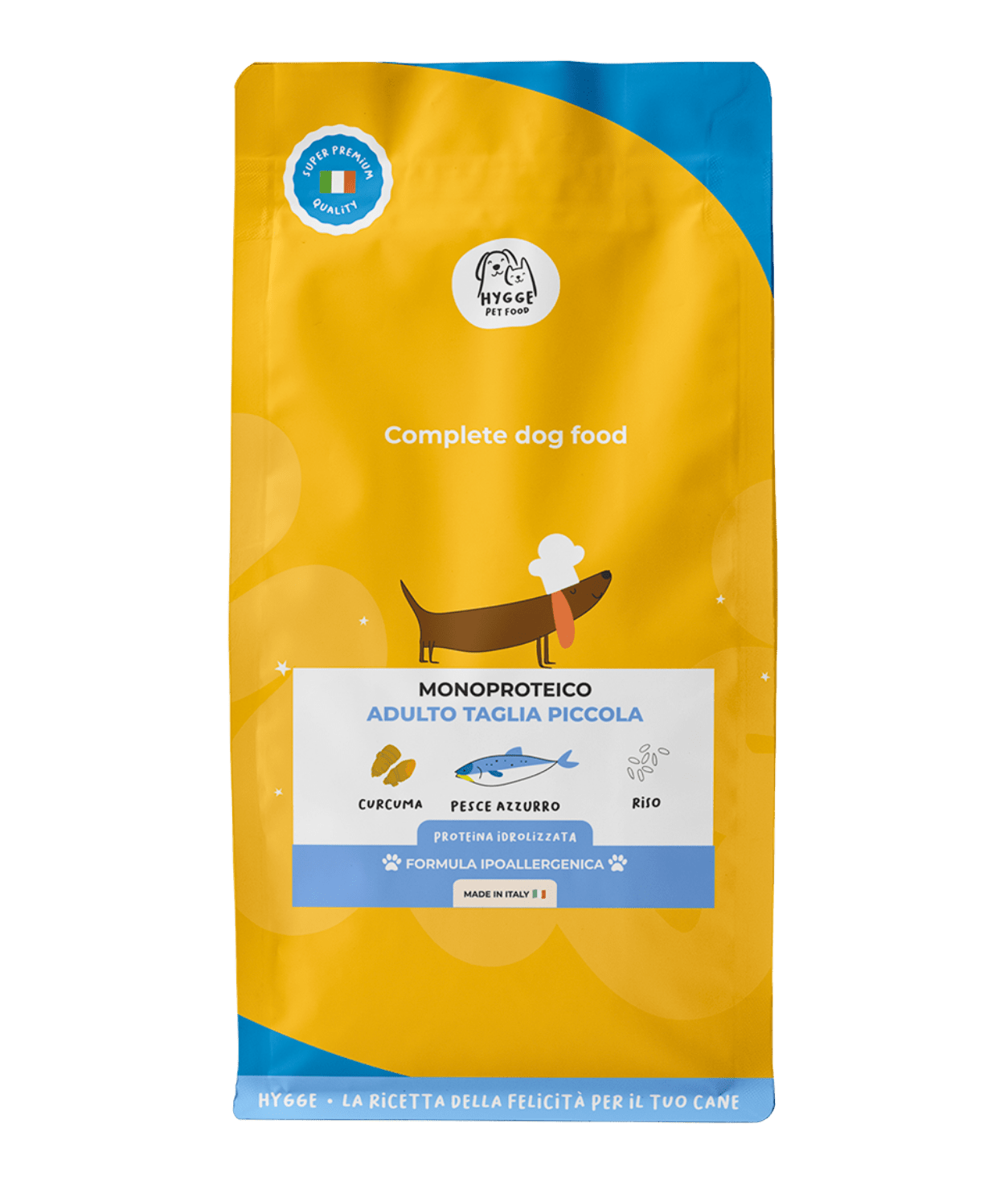 Pesce azzurro e Curcuma Mini - Cibo Secco Cane - Hygge Pet Food
