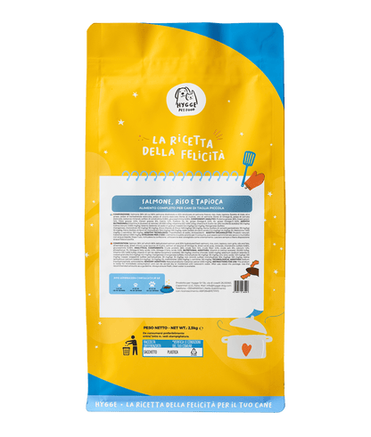 Salmone e Tapioca Mini - Cibo Secco Cane - Hygge Pet Food