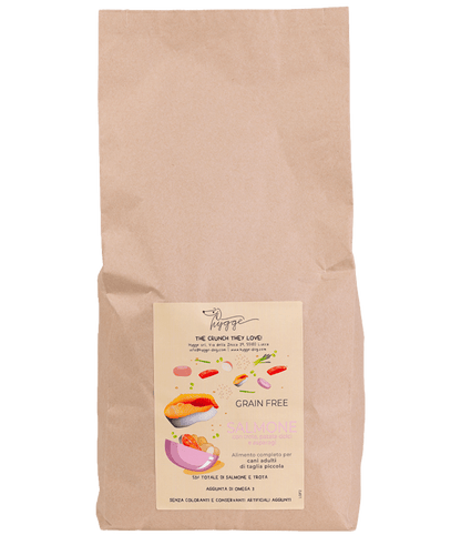 Salmone, Trota, Patate Dolci e Asparagi - Cibo Secco Cane - Hygge Pet Food