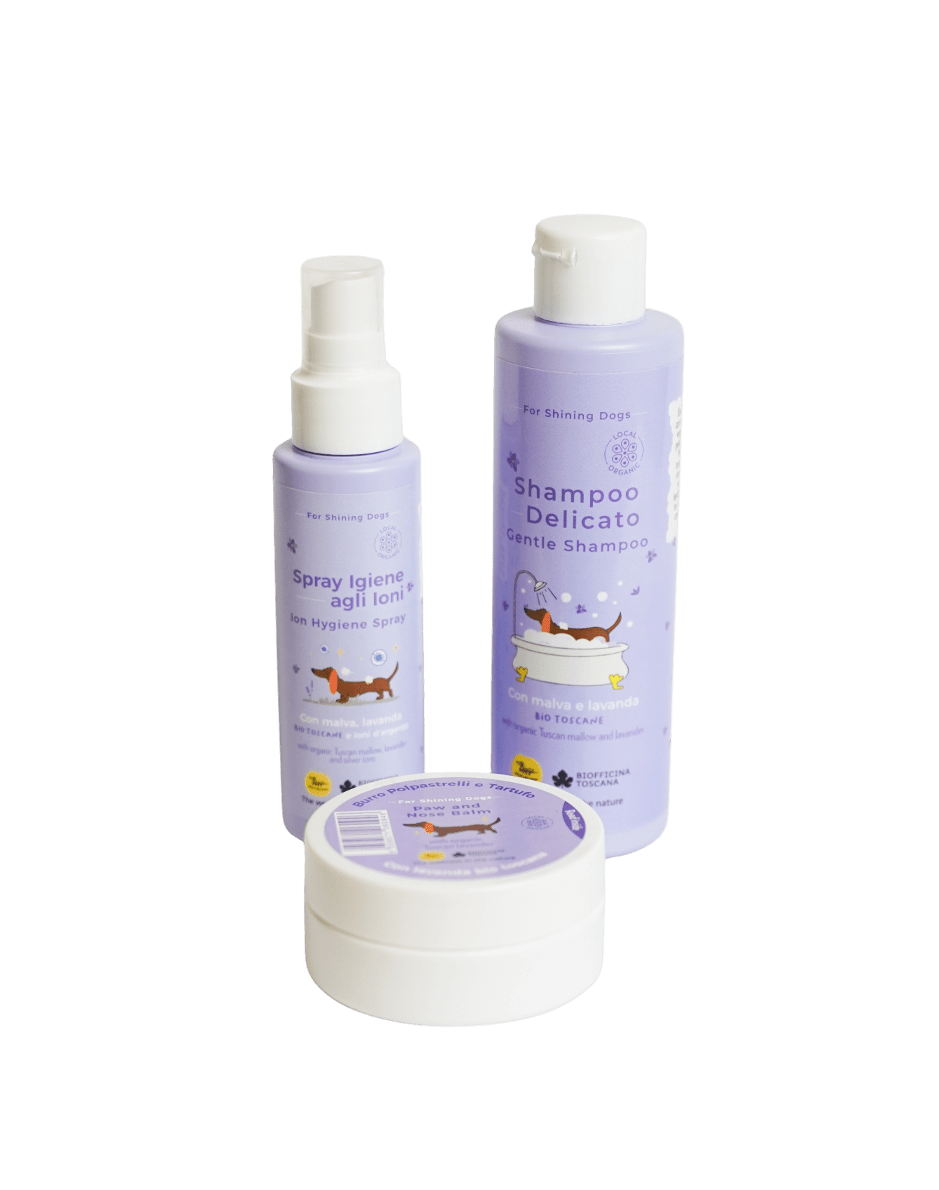 Set Cosmetica Cane Shampoo + Spray + Burro - cosmetica - Hygge Pet Food