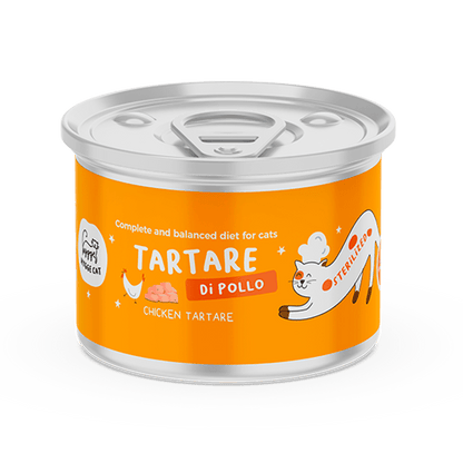 Tartare di Pollo Alimento completo per gatti sterilizzati - Cibo Umido Gatto - Hygge Pet Food